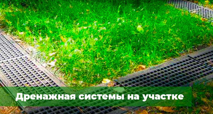 Дренажная системы на участке