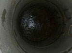 Выравнивание шахты колодца и заделка текущих швов